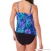 Magicsuit Women's Swimwear Ruffled Feathers Alex V-Neck Tankini Top with Underwire Bra and Adjustable Straps Peacock B07DHZCFKD